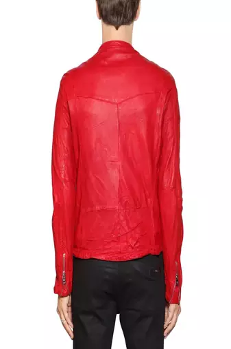 men's genuine lambskin leather biker jacket classic moto zip style premium exclusive