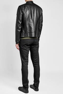 men's olive green lambskin leather jacket classic zip up style exclusive 2