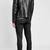 Men's olive green genuine lambskin leather jacket stylish slim fit leather jacket-l70