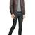 Men's genuine lambskin leather jacket leather motorcycle biker racer style jacket-cl-m80