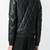 Men's genuine lambskin leather jacket leather motorcycle biker racer style jacket-cl-m86