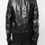 Men's black genuine lambskin leather jacket modern fashion outfit leather jacket-l87