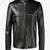 Men's genuine lambskin leather jacket leather motorcycle biker racer style jacket-cl-m89