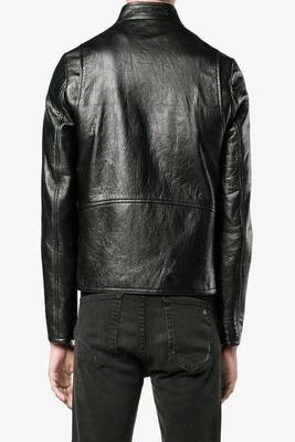 men's genuine lambskin leather biker jacket classic moto zip style premium original 2