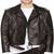 Men's genuine lambskin leather jacket leather motorcycle biker racer style jacket-cl-m93