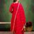 Pink color silk blend fabric designer embroidery work graceful designer kurta set for girls