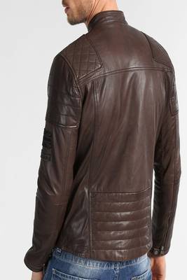 men's genuine lambskin leather biker jacket classic moto zip style exclusive modern 2