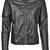 Men's genuine lambskin leather jacket leather motorcycle biker racer style jacket-cl-m101