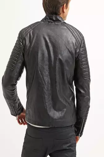 men's genuine lambskin leather biker jacket classic moto zip style exclusive stylish