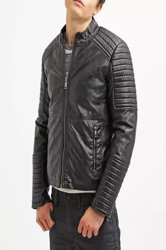 men's genuine lambskin leather biker jacket classic moto zip style exclusive stylish