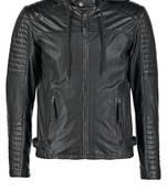 Men's genuine lambskin leather jacket leather motorcycle biker racer style jacket-cl-m102