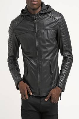 men's genuine lambskin leather biker jacket classic moto zip style exclusive authentic 3