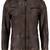 Men's genuine lambskin leather jacket leather motorcycle biker racer style jacket-cl-m103