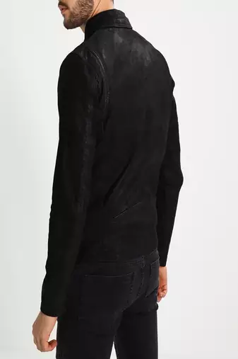 men's genuine lambskin leather biker jacket classic moto zip style exclusive superior