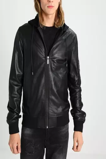 men's genuine lambskin leather biker jacket classic moto zip style exclusive refined