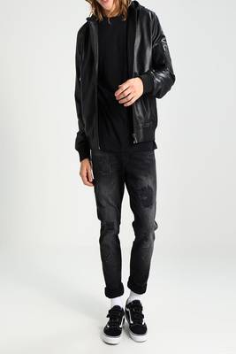 men's genuine lambskin leather biker jacket classic moto zip style exclusive refined 3