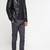Men's genuine lambskin leather jacket leather motorcycle biker racer style jacket-cl-m106