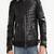 Men's genuine lambskin leather jacket leather motorcycle biker racer style jacket-cl-m108