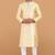 yellow jacquard silk premium designer festive wear kurta pyjama set