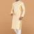 yellow jacquard silk premium designer festive wear kurta pyjama set