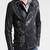 Men's genuine lambskin leather jacket leather motorcycle biker racer style jacket-cl-m109