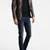 Men's genuine lambskin leather jacket leather motorcycle biker racer style jacket-cl-m110