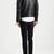 Men's genuine lambskin leather jacket leather motorcycle biker racer style jacket-cl-m113