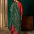 Red color rich girlie looks silk slub fabric embroidered readymade partywear suit for girl