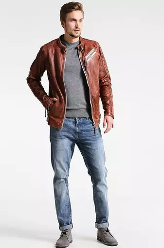 men's black lambskin leather jacket classic zip up style premium unique