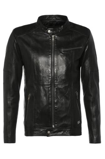 men's genuine lambskin leather biker jacket classic moto zip style exclusive luxury