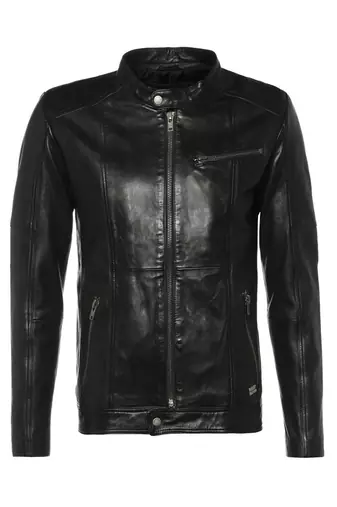 men's genuine lambskin leather biker jacket classic moto zip style exclusive luxury