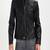 Men's genuine lambskin leather jacket leather motorcycle biker racer style jacket-cl-m115