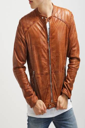 men's genuine lambskin leather biker jacket classic moto zip style exclusive deluxe