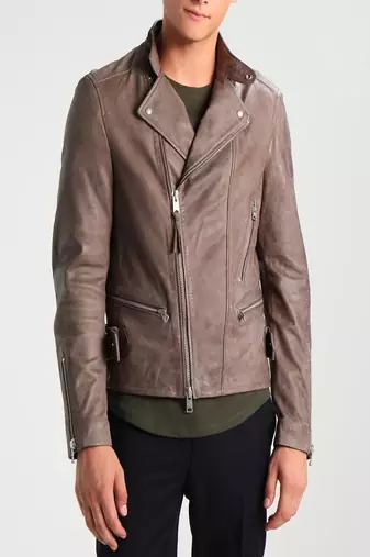 men's genuine lambskin leather biker jacket classic moto zip style exclusive elite