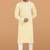 Yellow rayon with sequenc embroidery premium designer festive wear kurta pyjama set