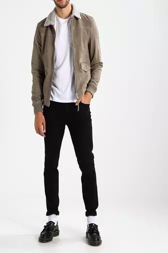 men's genuine lambskin leather biker jacket classic moto zip style exclusive unique