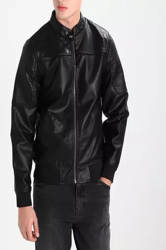 men's genuine lambskin leather biker jacket classic moto zip style exclusive special