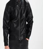 Men's genuine lambskin leather jacket leather motorcycle biker racer style jacket-cl-m121