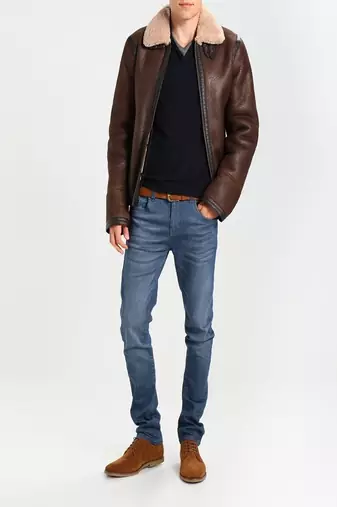 men's genuine lambskin leather biker jacket classic moto zip style exclusive original