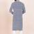 Navy blue/white rayon with sequenc embroidery premium designer festive wear kurta pyjama set