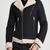 Men's black genuine lambskin leather jacket modern fashion outfit leather jacket-l127