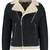 Men's black genuine lambskin leather jacket modern fashion outfit leather jacket-l127