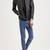 Men's black genuine lambskin leather jacket modern fashion outfit leather jacket-l128