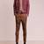 Men's pink genuine lambskin leather jacket modern fashion outfit leather jacket-l130