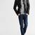 Men's black genuine lambskin leather jacket modern fashion outfit leather jacket-l132
