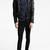 Men's black genuine lambskin leather jacket modern fashion outfit leather jacket-l134