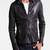 Men's genuine lambskin leather jacket leather motorcycle biker racer style jacket-cl-m135