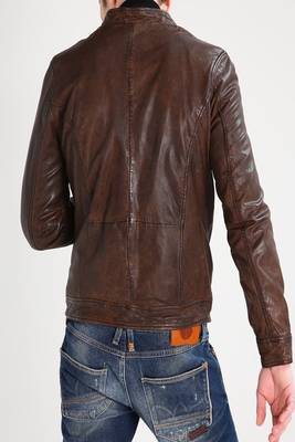 men's genuine lambskin leather biker jacket classic moto zip style exclusive ultimate 2