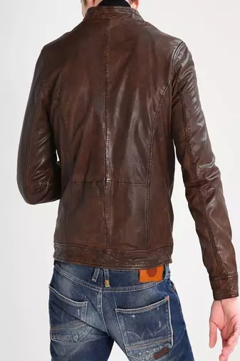 men's genuine lambskin leather biker jacket classic moto zip style exclusive ultimate