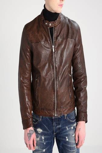 men's genuine lambskin leather biker jacket classic moto zip style exclusive ultimate